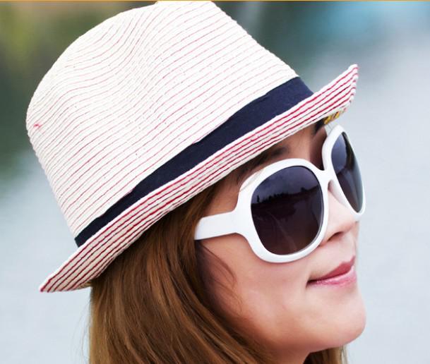 Fashion women straw sun hats beach hat Sunhat CHURCH HAT cap beret sun hats caps 12pcs/lot #2779