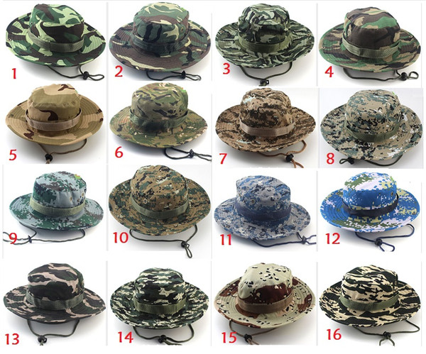 Tactical Bucket Beanie Hats Airsoft Sniper Camouflage Nepalese Cap Military Army American Military Accessories Hiking Hats