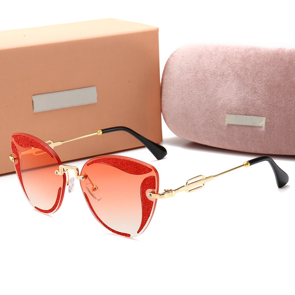 1Pair 2019 Hot Sale Brand Women Vintage sunglasses Oculos De Sol Feminino Retro Metal Eyeware glass lens Urban Outfitters Sun Glasses MM0007