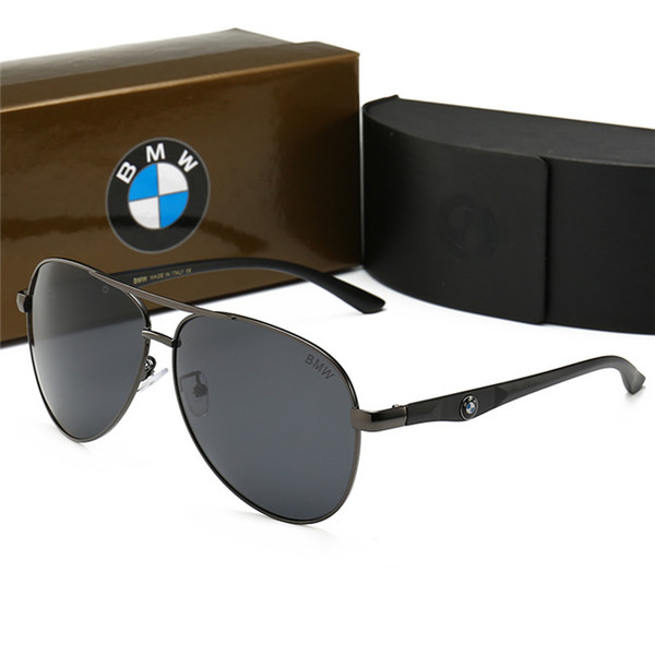 Men high-grade leather belt custom UV 380 sunglasses for men Designer sunglasses Vintage metal Sport Sun glasses With box Bw0114