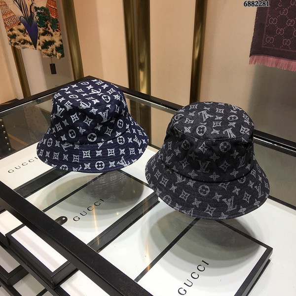 Ladies' dome hat fisherman hat prints foldable for carrying casual style