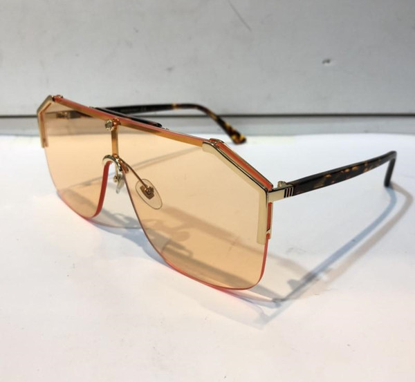 women Fashion Sunglasses Wrap Sunglasses Luxury 0291 Designer Sunglasses For Half Frame Coating Mirror Lens Carbon Fiber Legs Summer Style.