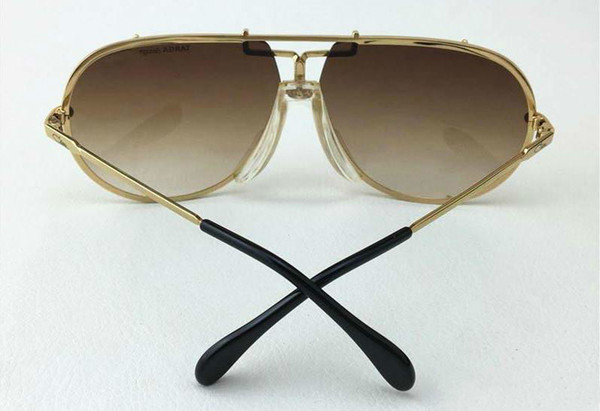 Vintage Pilot Sunglasses Gold/brown Gradient Lenses Men Designer Sunglasses Sun Glasses New With Box 901 Targa Design