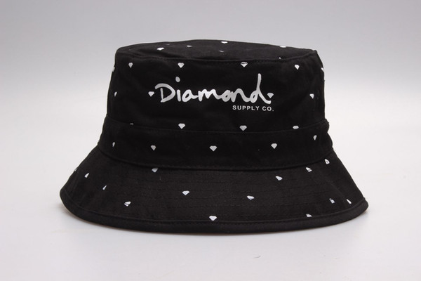 2018 New Fashion Diamond Bucket Hats bobs gorras bones High Quality Hiphop Floral Brand fishing Caps For Men Women cayler sons bucket cap