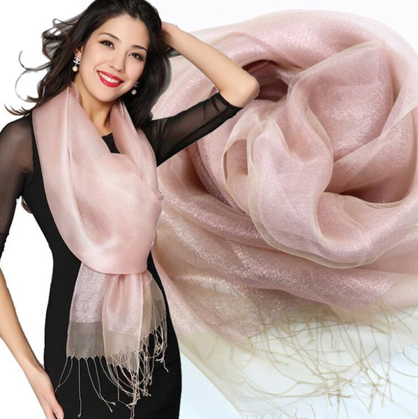 Mulberry Fashion high-grade real silk scarves Ms silk double elegant silk scarf multicolor free shipping HS005