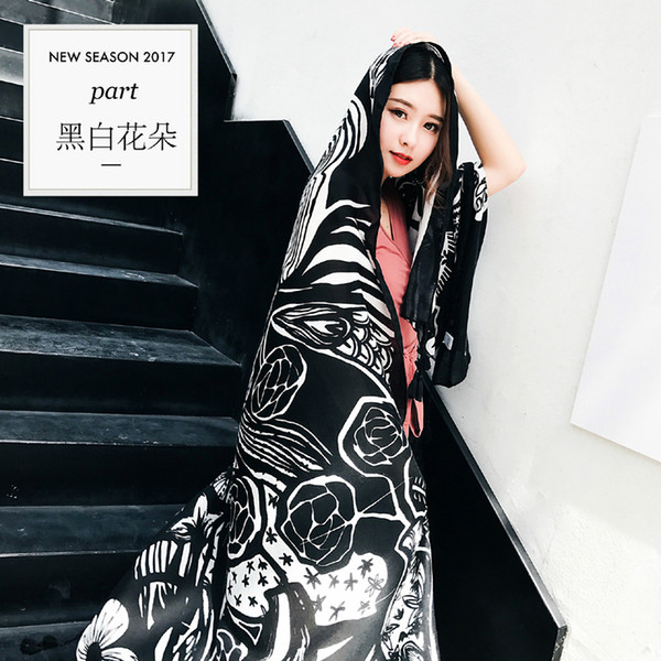 8-color Ethnic Wind Cotton Linen Scarf Female Summer Seaside Trip Oversized Sunscreen Beach Scarf Silk Scarf Shawl Wholesale Shawl