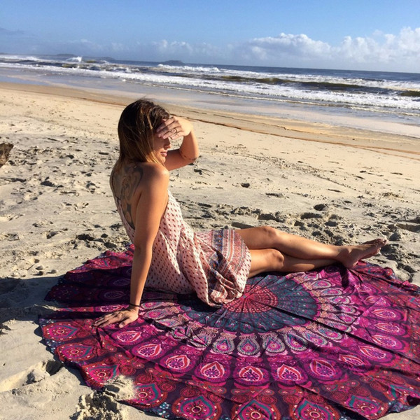 New Summer Beach Boho Pareo Sarong Scarves Wrap Shawl Flower Pattern Blanket Wall Hanging Tapestry Chiffon Swimsuit Cover Up