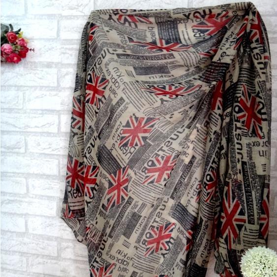 New British Sarongs Scarf Scarves British Flag Warm Wild Scarf Shawl Beach Towel Wholesale New Fashion Newspaper Union Jack UK English Flag