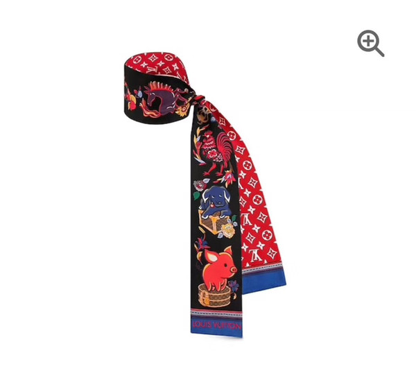 Fashion New Twill Silk Small Women Fashion Scarf Hair Bags Handle Decoration Tie Multifunction Ribbon Scarf