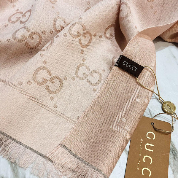 Fashion women letter G silk and cotton scarf latest design gold shining thread cotton textile high quality scarf with box A04