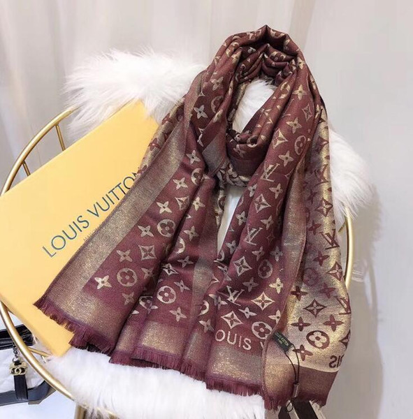 Spring joker mulberry silk embroidered silk scarves in the spring and autumn female thin shawl amphibious long wool scarf