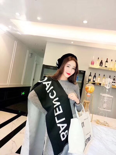 P Simple design of classic mink velvet with classic letter size 180*30 2019 NEW hot selling free shipping