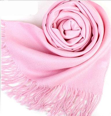 40 Colors Hot Pashmina Cashmere Solid Shawl Wrap Women's Girls Ladies Scarf Soft Fringes Solid Scarf