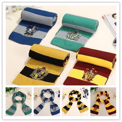 Harry Potter Scarf Gryffindor School Unisex Knitted Striped Scarf Gryffindor Scarve Harry Potter Hufflepuff Scarf Cosplay