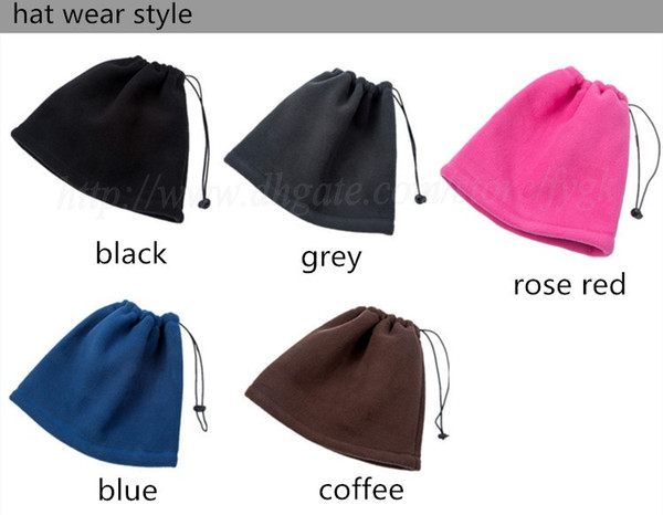 Best Match Fashion Women Men Winter Ring Scarves Wrap Multi Functional Snood Neck Warmer Ski Balaclava Beanie Hat Cap Free Shipping