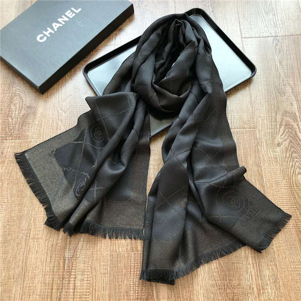 The new style fashionable silk scarf with gold thread, suitable for spring, autumn and winter festival decorative shawl size 180*70