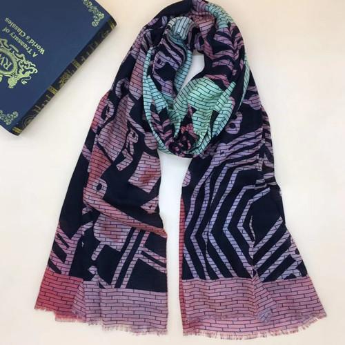 New brand design big size 190cm - 110cm 100% cashmere material print long scarves pashmina for women