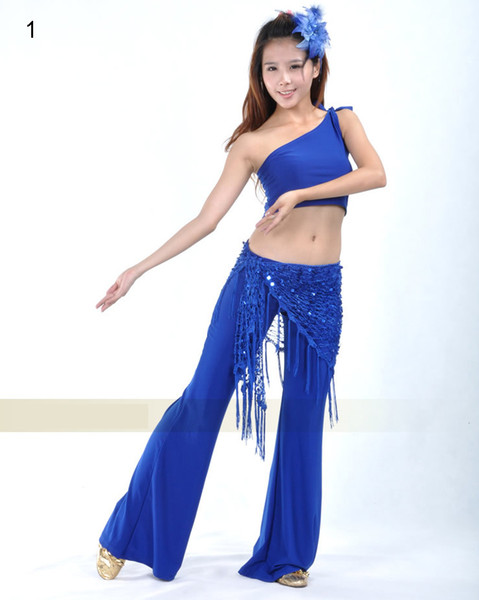 Wholesale Sanxie Shawl Belly Dance Dress Belly Dance Waist Belt Belly Dance Hip Shirt Mermaid Sequin Hip Towel
