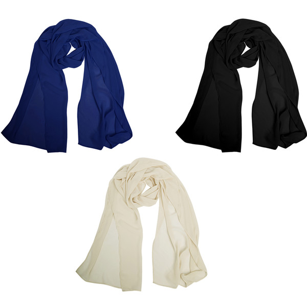 New Arrival Angel-fashions Women Girls Soft Lightweight Chiffon Summer Shawl Wrap Scarf Stole Fashion Accessories