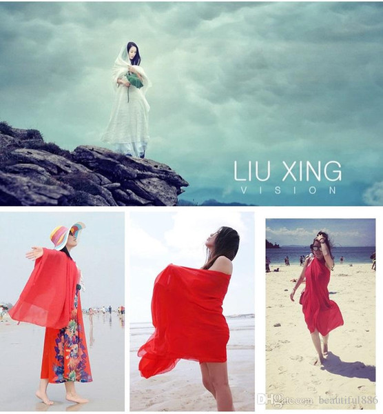 2018 summer autumn long scarf Hangzhou 200*150 cm cashmere chiffon scarf Big Size Women New Style Fashion Ladies Long Shawl