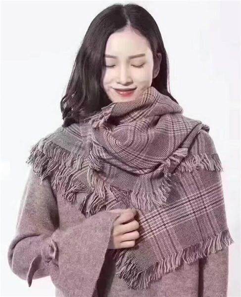 brand scarf scarves women wool cashmere shawl warm Pure silk couples winter gift men high quality low price warm youth