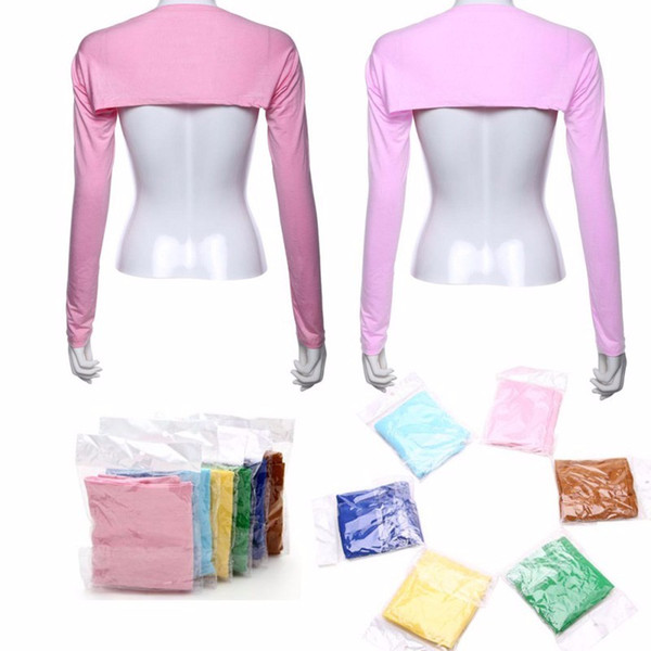 Women Fashion Hijab Muslim One Piece Sleeves Arm Cover Shrug Bolero Muslim bolero shrug sleeve 20 Colors