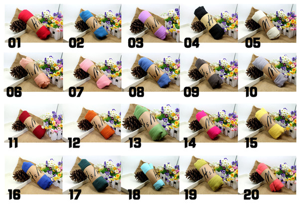 2017 early the spring and Autumn period new candy monochrome cotton scarves and shawls scarf yarn baby children Bali free shipping