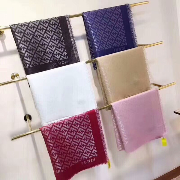 2019 women's fashion triangle shawl 140*140cm scarf shawl brand design shiny silver wool shawl