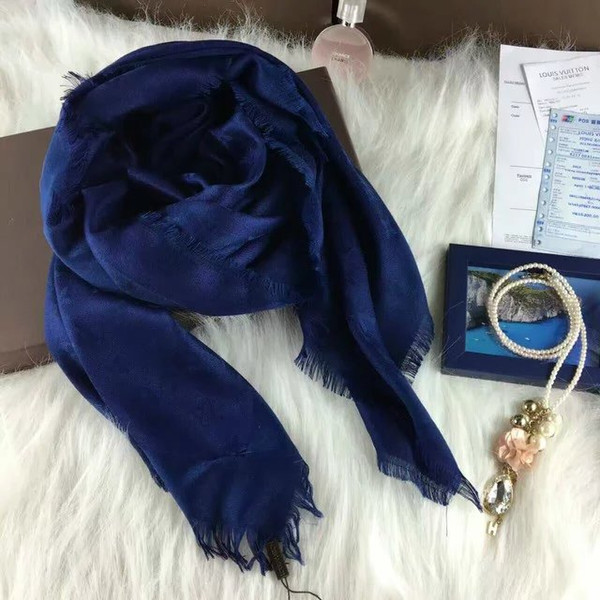 Factory Sell classic cotton pashmina scarf shawl women silk scarf metal printing scarf wraps 140*140 7 colors