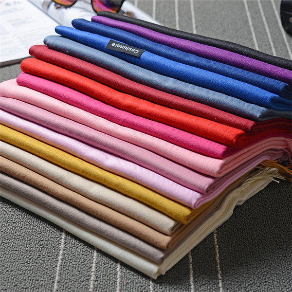 Autumn and winter pashmina scarf Keep warm Fringed edge decoration fashion Shawl Soft Comfortable Lady's shawl CA560