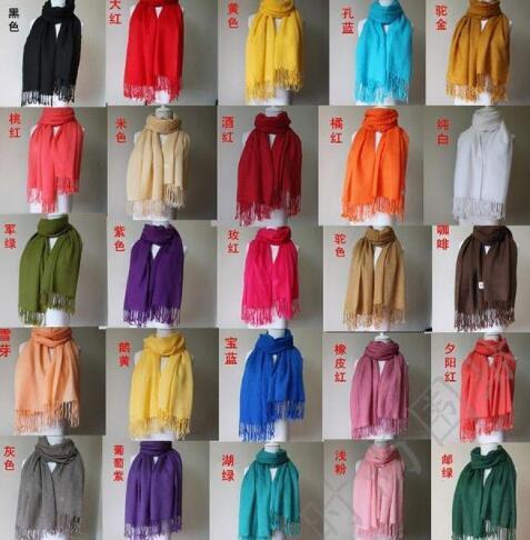 2016 new Free Ship Mix 40 Colors 20PCS/lot Cashmere Pashmina scarf shawl, scarf nova Women wraps Scarves