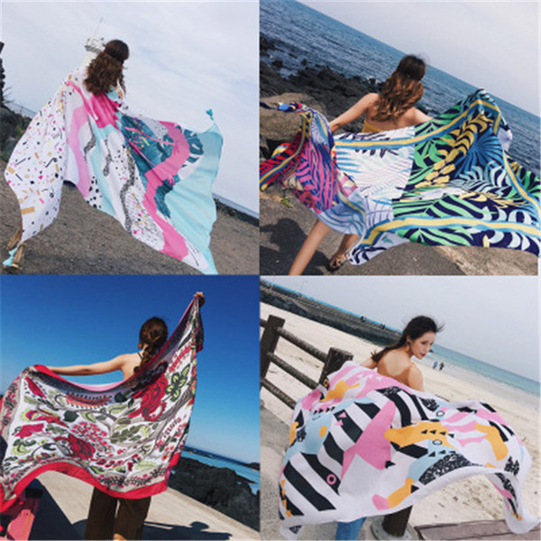 30 Styles Women Scarf Cotton 180*90CM Travel Cotton Scarves Shawl Sunscreen Female Literary Scarf National Wind Style Beach Towel P0185-1