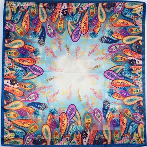 lady's 50% silks 50% satins 90cm*90cm Yang brilliant cashew square scarf #104