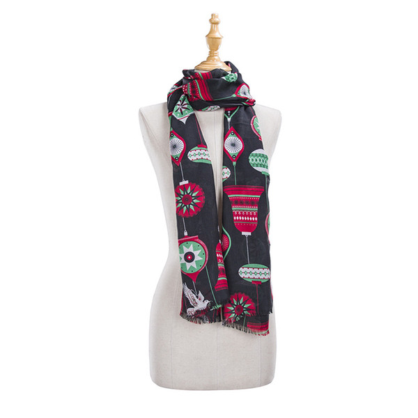 Ethnic Style Long Scarf Wrap Floral Cotton Geometry Pattern Printing Scarves Summer Beach Seaside Shawl Fashion Scarves CPA1818