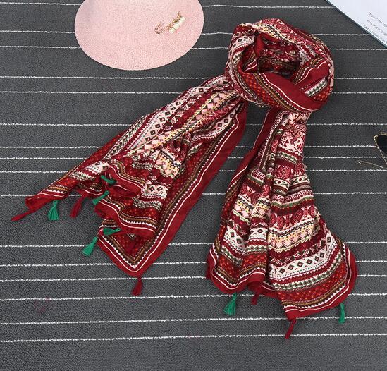 HWJ2016 New Autumn Winter Warm Scarf Shawl Retro National Wind Warm Cashmere Scarves Women Shawl scarves 5Colors,20PCS/LOT Free Ship