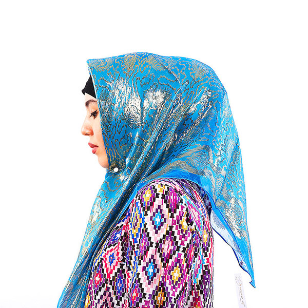 Cross-border supply Foreign trade Islamic silk scarf Muslim scarf hijab Arabian jacquard accessories wholesale