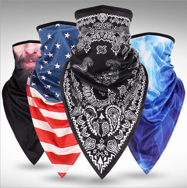 Cycling Bandana Summer Outdoor Sports Scarf Bike Triangle Headwear Ride Neck Mask Bicycle Headband Scarf Equipment CNY250