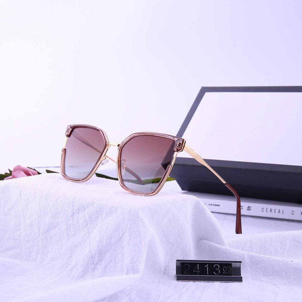 Top Quality Classic Pilot Sunglasses Brand Men Womens Sun Glasses tom Eyewear Gold Metal Glass Lenses Original Case bag #2413