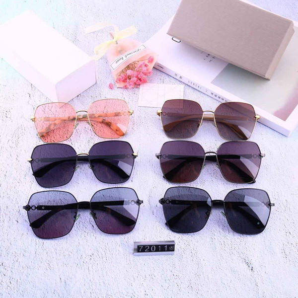 Top Quality Classic Pilot Sunglasses Brand Men Womens Sun Glasses tom Eyewear Gold Metal Glass Lenses Original Case bag #72011