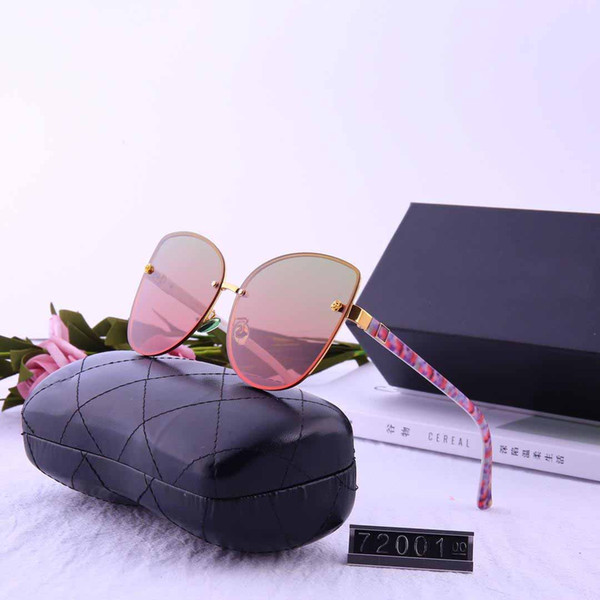 popular Hot Quality Classic Pilot Sunglasses Brand Men Women fashion Sun Glasses tom Eyewear Gold Metal Glass Lenses Original Case bag 72001