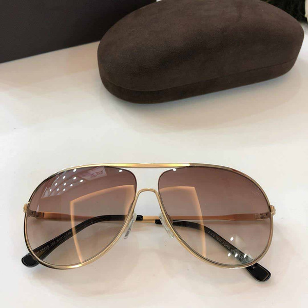 High quality Brand Designer Fashion Men Sunglasses UV Protection Outdoor Sport Vintage tom Women Sun glasses Retro cc Eyewear cases TF450