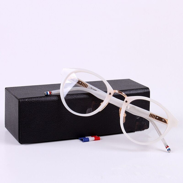 New York eyeglass TB008 Prescription Eyeglasses Frames Men Fashion Plank Glasses Computer Optical Frame With Original Box