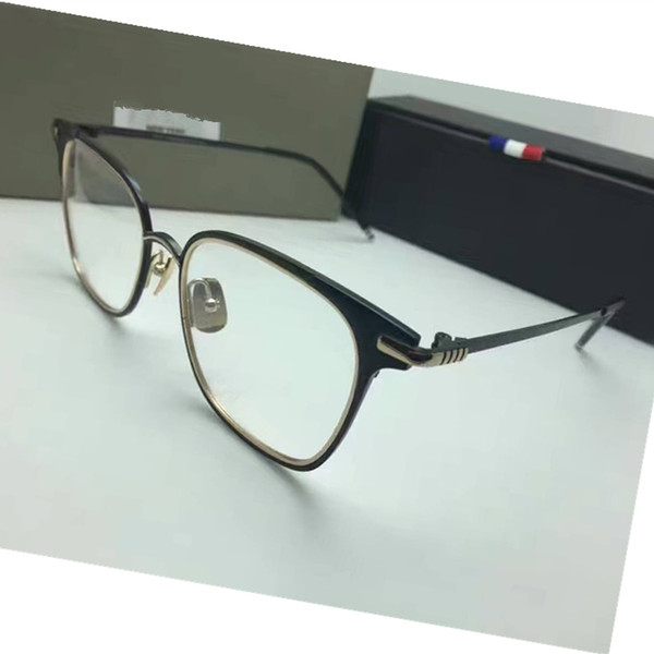 NEW style high quality tb107 eyewear frame men and women TB 107 black browne color with original box and bag