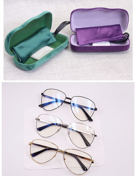 Korea Star-style GG2280glasses quality metal piolt full-rim big glasses frame 60-13-145 prescription glasses full-set caseOEM outlet