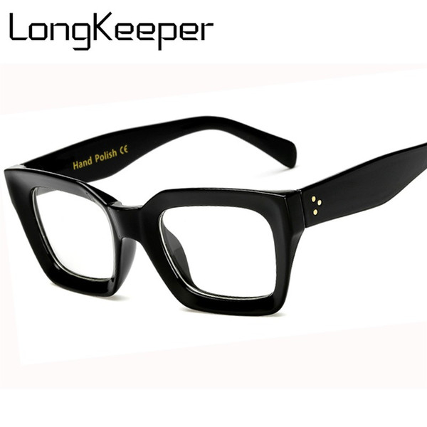 Long Keeper Men Women Square Eye PC Glasses Frames Unisex Optical Glasses PC Eyeglasses Men Computer Clear Len Eyewears #AM6885