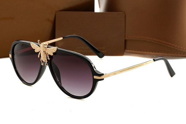 2018 Women Fashion Sunglasses Luxury Brand Designer Square Ladies Eyewear Retro Sun glasses Classic Pilot Sunglasses High Quality