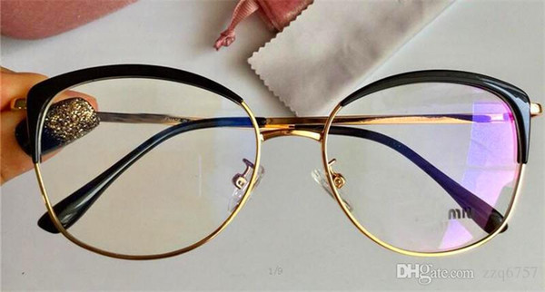 New best selling fashion optical glasses cat eye simple frame popular generous casual style transparent lens frame 1745