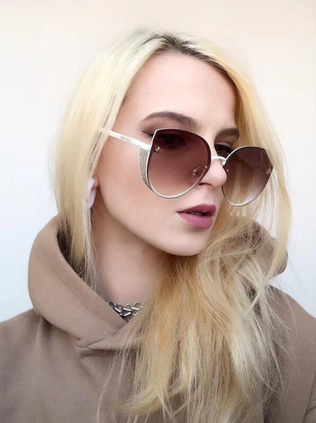 latest fashion classic luxury goggles sunglasses design the best plate metal woman men best quality sunglasses design Usher060