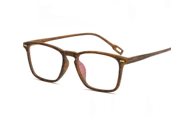 Frame Vintage Eyeglasses Frames Men Glasses Women Optical Frame Rectangle Wooden Computer Glasses Super Light Glasses