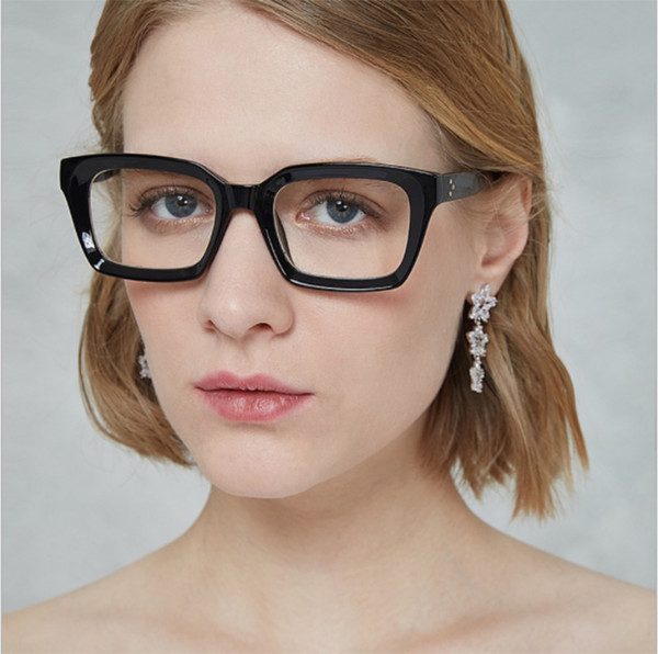 eyewear frames fashion clear glasses frame women Square computer fblack Big rame for eyeglasses women transparent eye glasses 2018